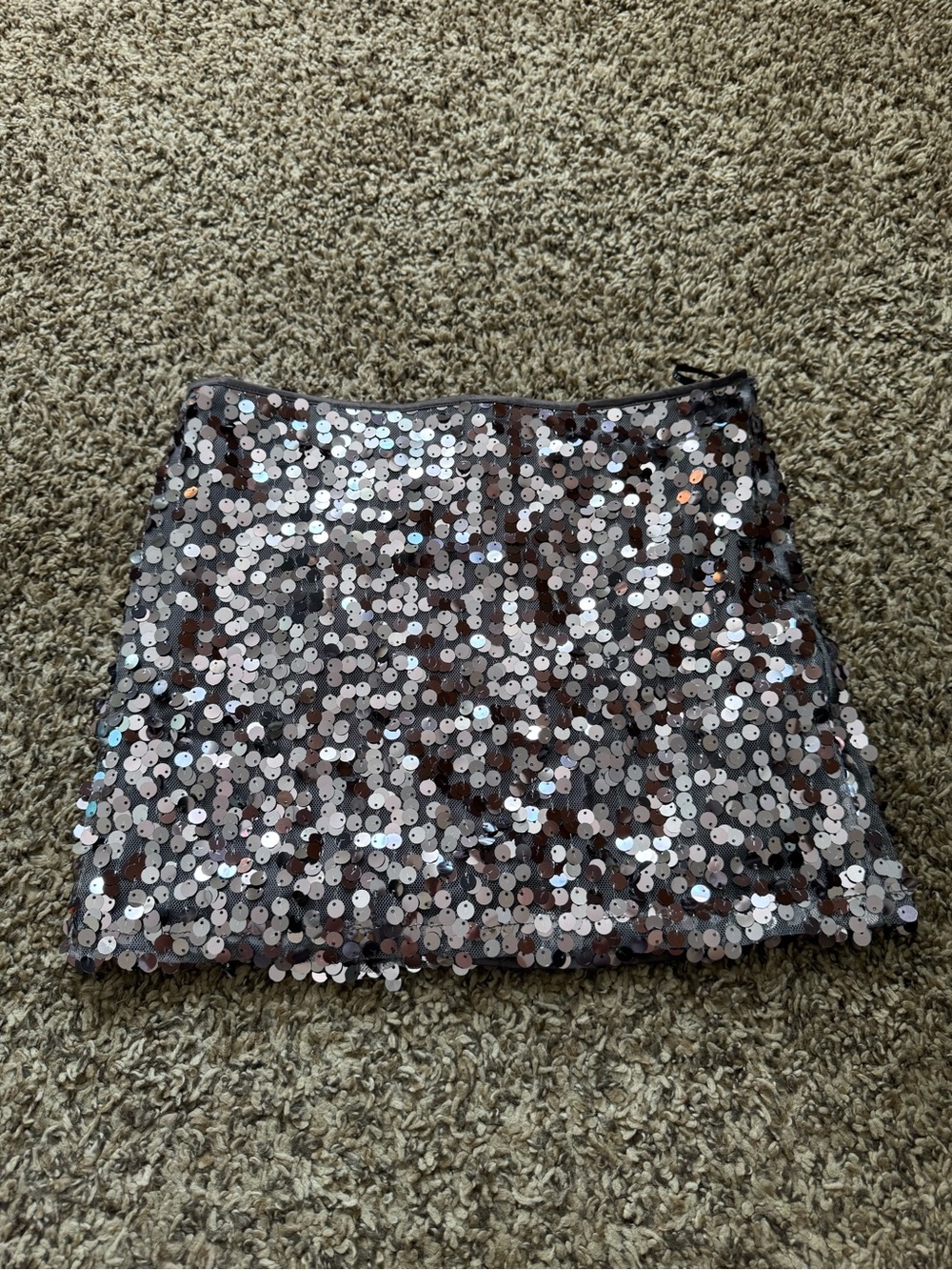 Forever 21 vintage Sequin low rise Mini Skirt